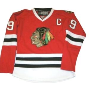 Reebok NHL Chicago Blackhawks Jonathan Toews #19 Jersey Medium Center Ice